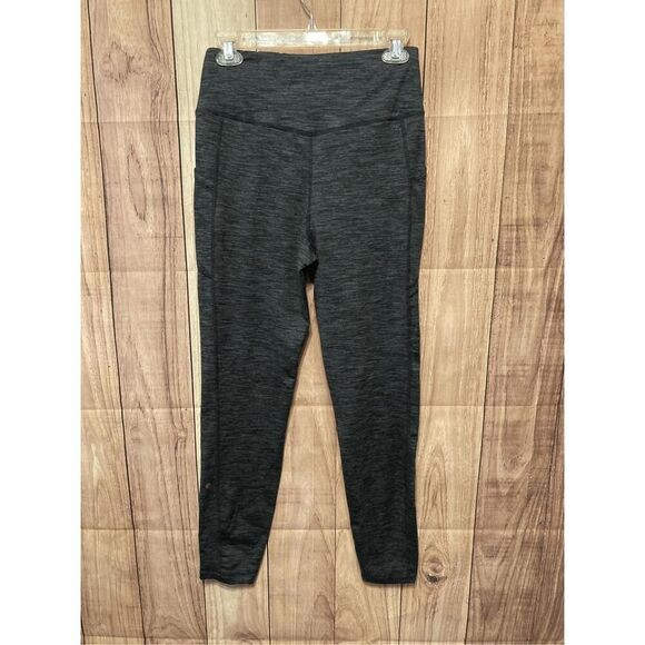 Soul + Sky Small NWT Cold Weather Leggings space dye black grey stitch fix - Picture 5 of 6